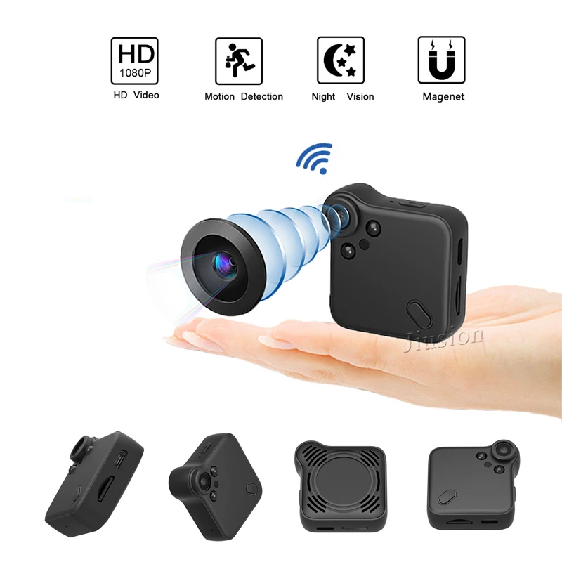 Mini WiFi Body Camera 1080P HD Digital Wireless Video Voice P2P Webcam Recorder Motion Sensor CCTV Magnetic Adsorption Micro Cam
Mini WiFi Body Camera 1080P HD Digital Wireless Video Voice P2P Webcam Recorder Motion Sensor CCTV Magnetic Adsorption Micro Cam