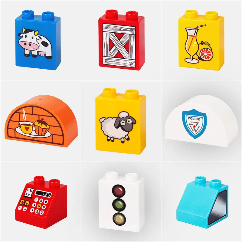 Big Size Diy Building Blocks Printing Pattern Accessories Car Bank Food Compatible with Brands Toys for Children Kids Xmas Gifts
Big Size Diy Building Blocks Printing Pattern Accessories Car Bank Food Compatible with Brands Toys for Children Kids Xmas Gifts
