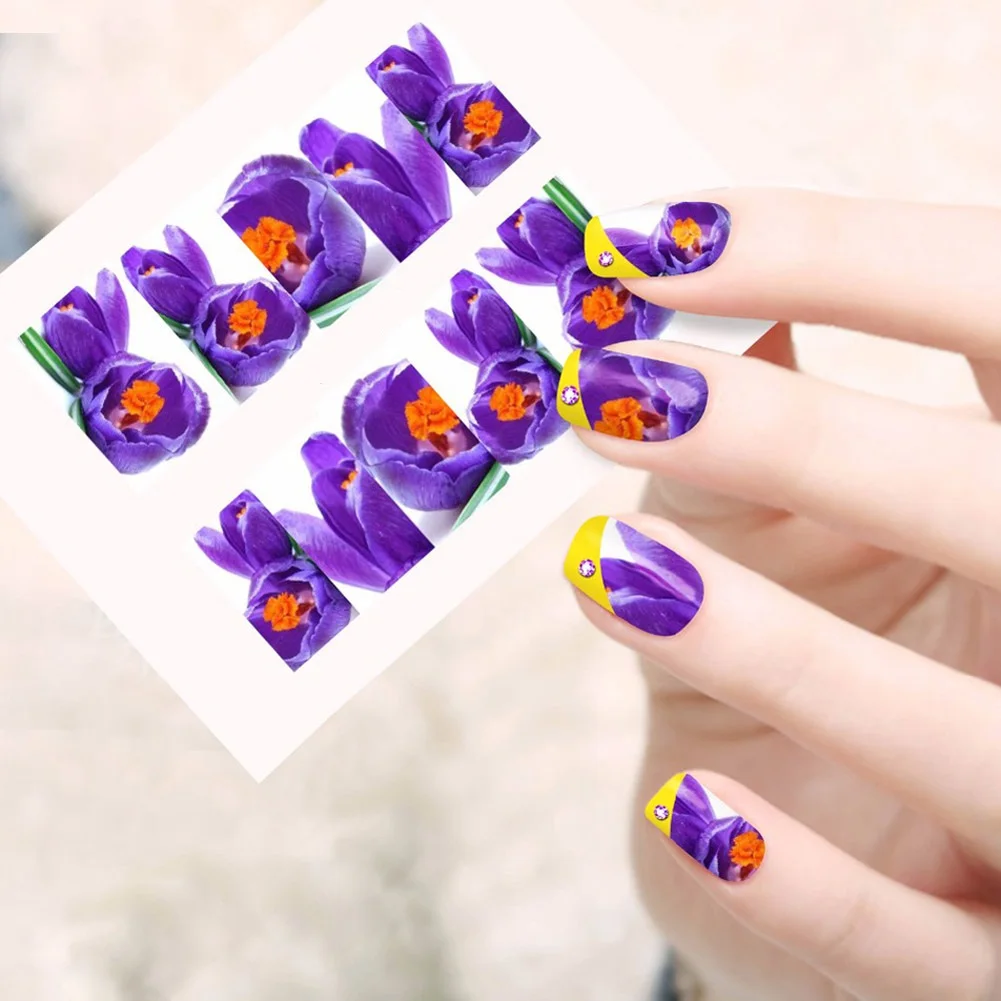 3 Pcs New Water Transfer Stickers Elegant Flower Lily Beauty Nail Art Full Tips Decals Tattoos Stencils Nail Tools
3 Pcs New Water Transfer Stickers Elegant Flower Lily Beauty Nail Art Full Tips Decals Tattoos Stencils Nail Tools