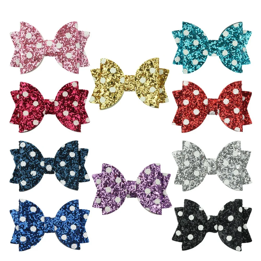 20 pcs/lot, , 3 inch polka dot glitter hair bow clips or Headbands, girls hair accessories, cake smash prop
20 pcs/lot, , 3 inch polka dot glitter hair bow clips or Headbands, girls hair accessories, cake smash prop