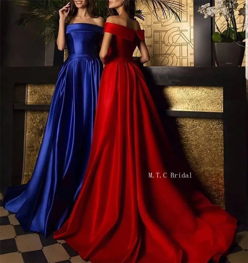 Elegant Royal Blue Long Formal Evening Dress Off The Shoulder A Line Graceful Special Occasion Dresses 2019 Vestido De Fiesta
Elegant Royal Blue Long Formal Evening Dress Off The Shoulder A Line Graceful Special Occasion Dresses 2019 Vestido De Fiesta