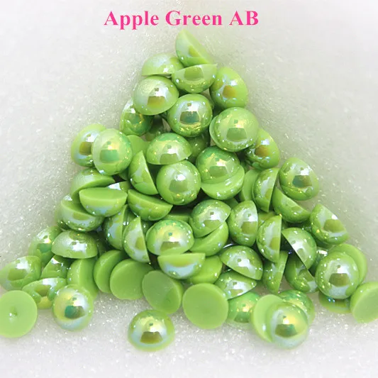 Apple Green AB Colors 1.5mm-14mm Half Round ABS Imitation Pearls Beads DIY Jewelry Making Accessories
Apple Green AB Colors 1.5mm-14mm Half Round ABS Imitation Pearls Beads DIY Jewelry Making Accessories