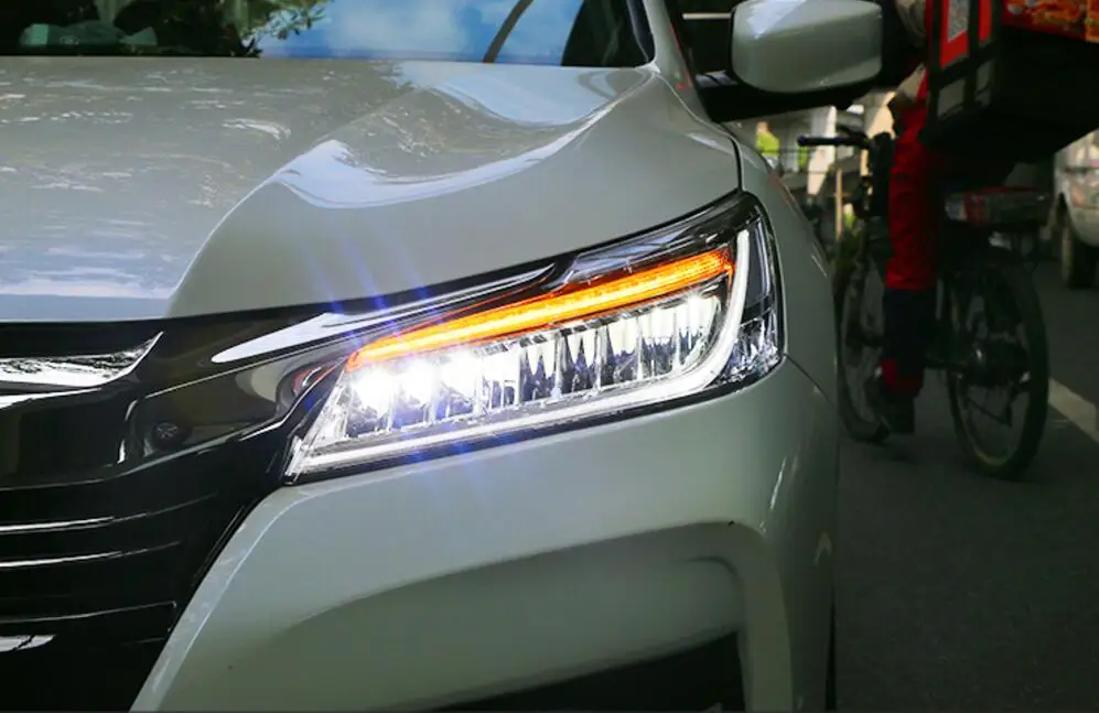 LED Headlights For Honda Accord 2016 Car Led Lights Double Xenon Lens Car Accessories Daytime Running Lights Fog Lights
LED Headlights For Honda Accord 2016 Car Led Lights Double Xenon Lens Car Accessories Daytime Running Lights Fog Lights