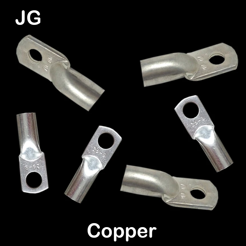 JG240 14 16 Square mm2 Copper Screw Hole Electric Power Wire Cable Ring Cord end Lug Connecting Connector Crimp Terminal
JG240 14 16 Square mm2 Copper Screw Hole Electric Power Wire Cable Ring Cord end Lug Connecting Connector Crimp Terminal