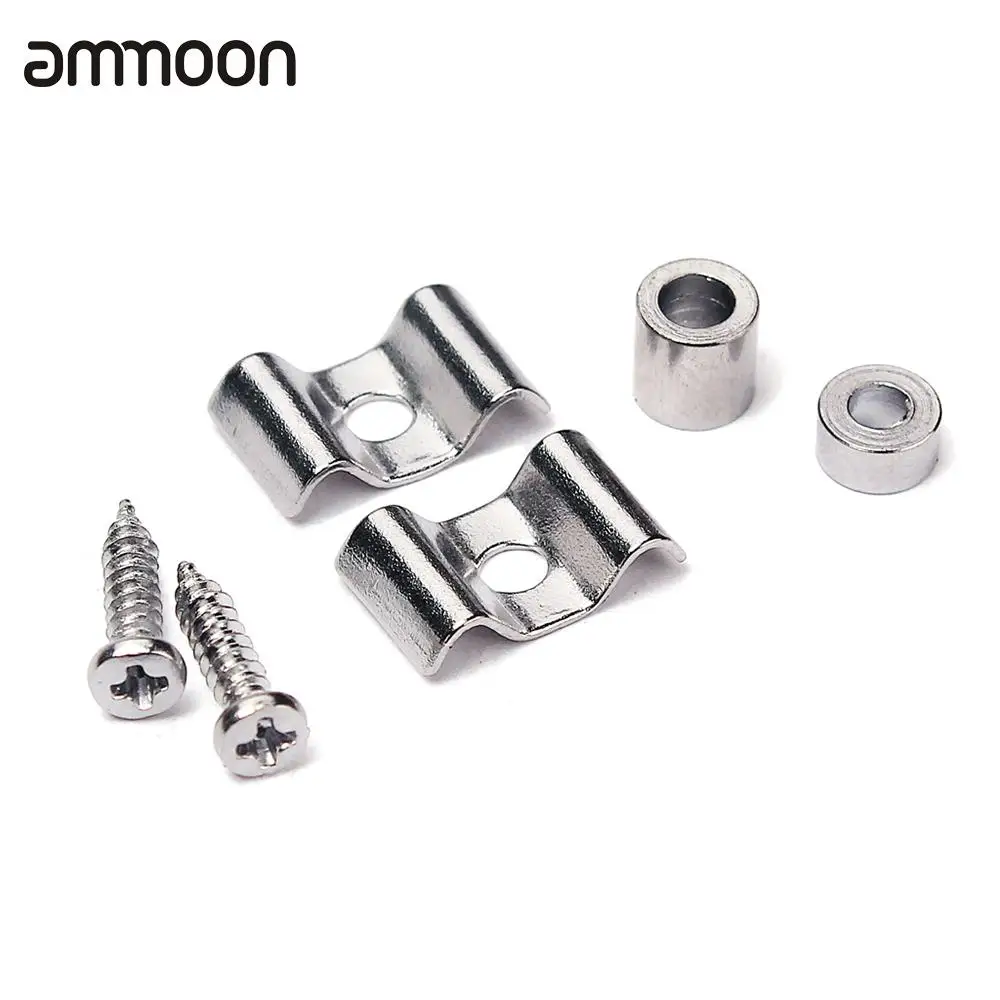 1 Pair Metal String Tree Guide Retainer for electric Guitar Bass Replacement Parts Silver
1 Pair Metal String Tree Guide Retainer for electric Guitar Bass Replacement Parts Silver