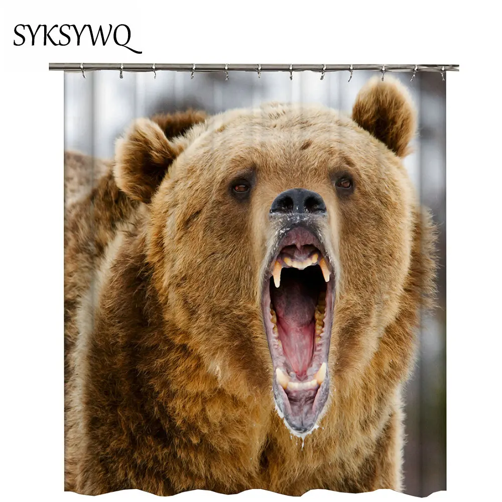 Russian Bear Shower Curtain rideaux salle de bain drop shipping forest bathroom curtain shower
Russian Bear Shower Curtain rideaux salle de bain drop shipping forest bathroom curtain shower