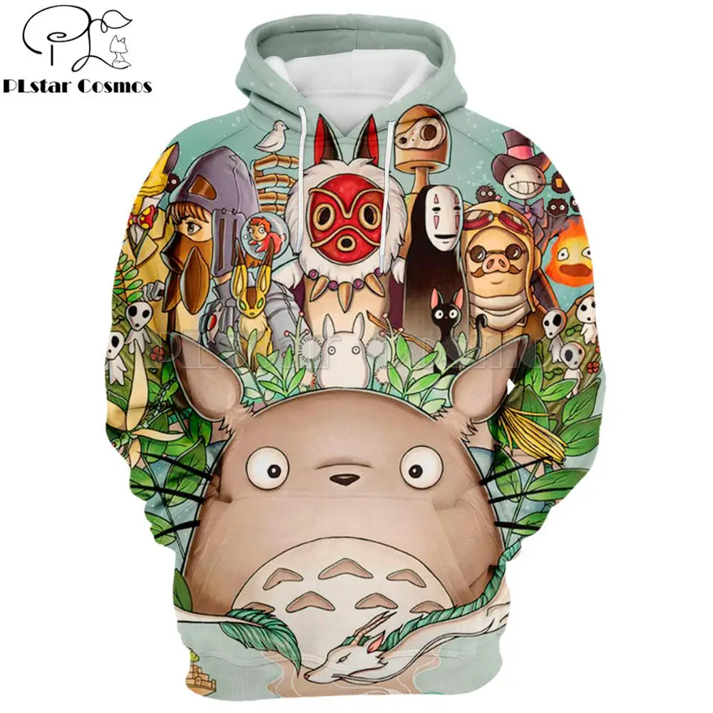 Толстовка с капюшоном Miyazaki Hayao Totoro, повседневный свитшот с 3D-принтом в стиле японского аниме, с изображением движущегося замка, с рисунком пр...
Толстовка с капюшоном Miyazaki Hayao Totoro, повседневный свитшот с 3D-принтом в стиле японского аниме, с изображением движущегося замка, с рисунком пр...
