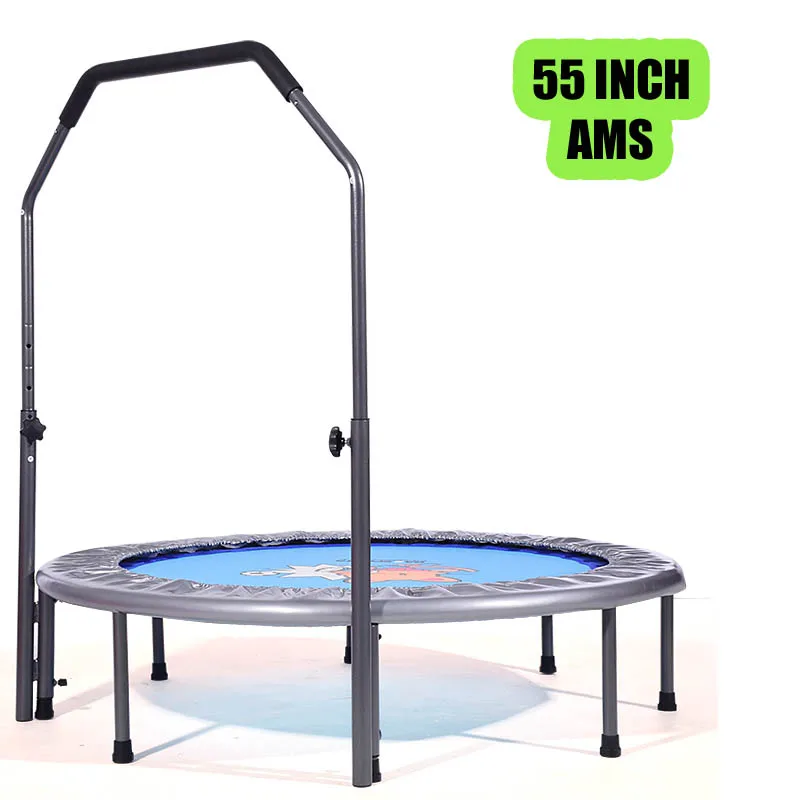 55 дюймовый мини батут с регулируемым поручнем|folding trampoline|rebounder mini trampolinetrampoline