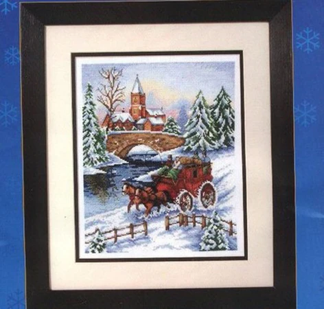 Needlework,DIY Cross Stitch,Sets For Embroidery kits,14CT&16CT&18CT,Snow carriage
Needlework,DIY Cross Stitch,Sets For Embroidery kits,14CT&16CT&18CT,Snow carriage