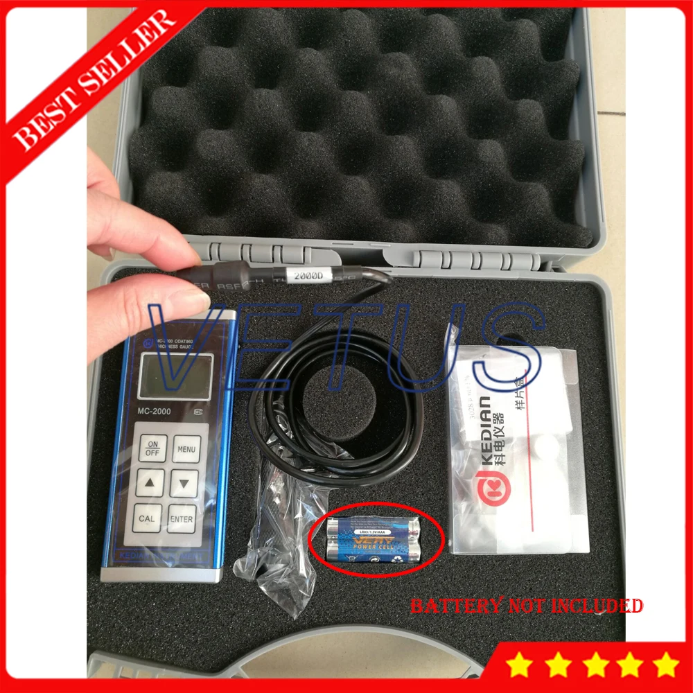 MC-2000D Digital Paint Coating Thickness Gauge Tester With 10 to 9000um Measuring Range For Non-magnetic coating testing
MC-2000D Digital Paint Coating Thickness Gauge Tester With 10 to 9000um Measuring Range For Non-magnetic coating testing