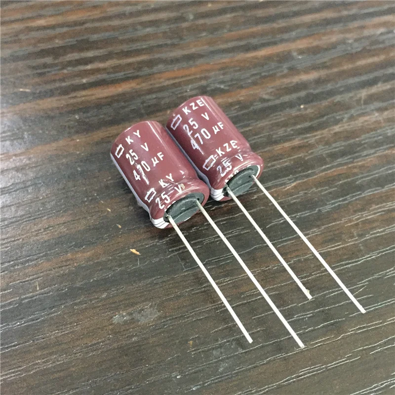 10 шт. 470 мкФ 25В NIPPON NCC KY KZE серия 10х16мм низкий ESR 25V470uF алюминиевый электролитический