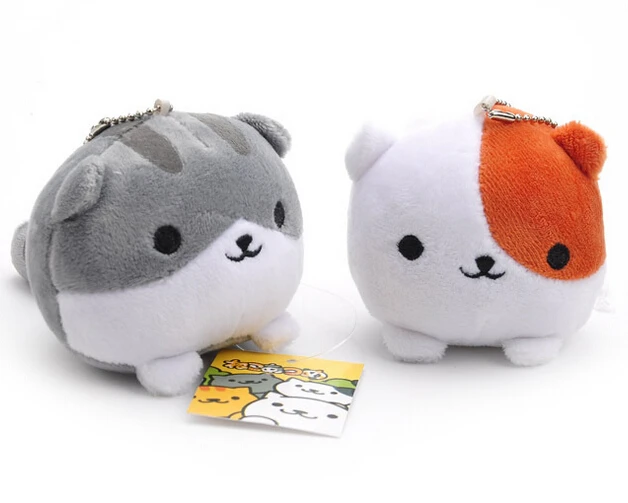 Горячая игра Неко Atsume Кот дворе Cat Аниме кошки плюшевая кукла 10 см мягкие животные