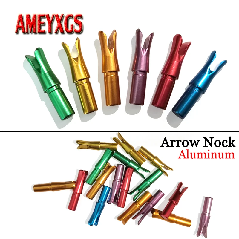 24pcs Archery Arrow Nock Aluminum Alloy Insert Arrow Tails Fit ID6.2/5.2mm Arrows Shaft For Bow Hunting Shooting Accessories
24pcs Archery Arrow Nock Aluminum Alloy Insert Arrow Tails Fit ID6.2/5.2mm Arrows Shaft For Bow Hunting Shooting Accessories