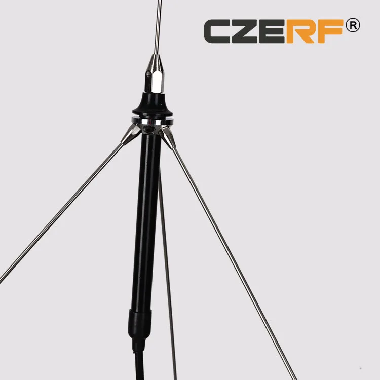 Фото Бесплатная доставка CZERF профессиональная 1/4 волна GP антенна для 5 Вт 7 15 fm