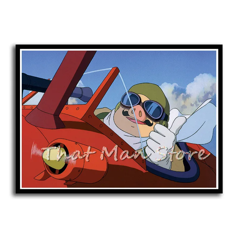 Porco Rosso Miyazaki Hayao Movie Home Decorative Painting White Kraft Paper Poster 42X30cm
Porco Rosso Miyazaki Hayao Movie Home Decorative Painting White Kraft Paper Poster 42X30cm