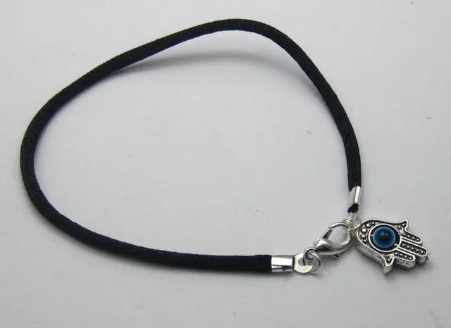100Pcs Black String Kabbalah Evil Eye Hamsa Hand Charms Good Luck Bracelets R10121
100Pcs Black String Kabbalah Evil Eye Hamsa Hand Charms Good Luck Bracelets R10121