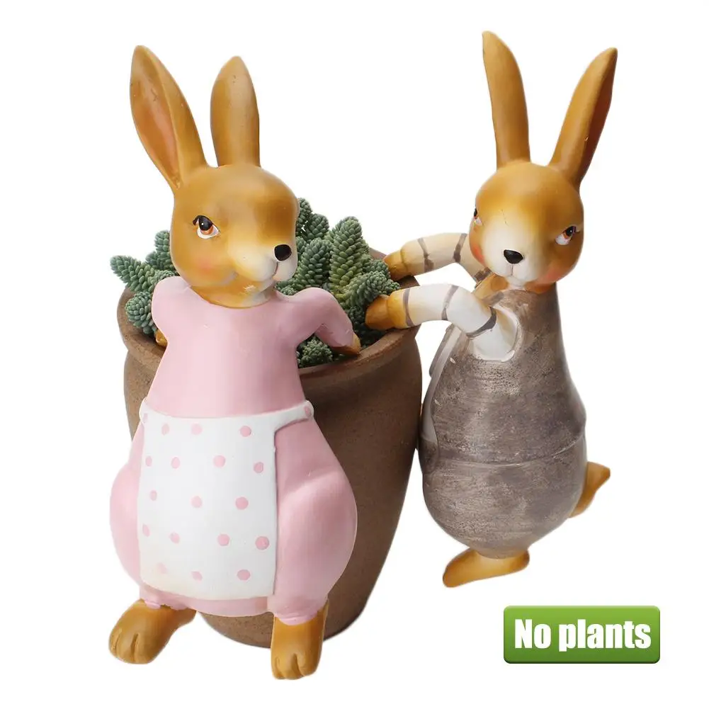 1 Pair Cartoon Resin Climbing Couple Rabbit Set Pink Gray Rabbit Simulation Animal Bonsai Ornaments Rabbit Garden Statues
1 Pair Cartoon Resin Climbing Couple Rabbit Set Pink Gray Rabbit Simulation Animal Bonsai Ornaments Rabbit Garden Statues