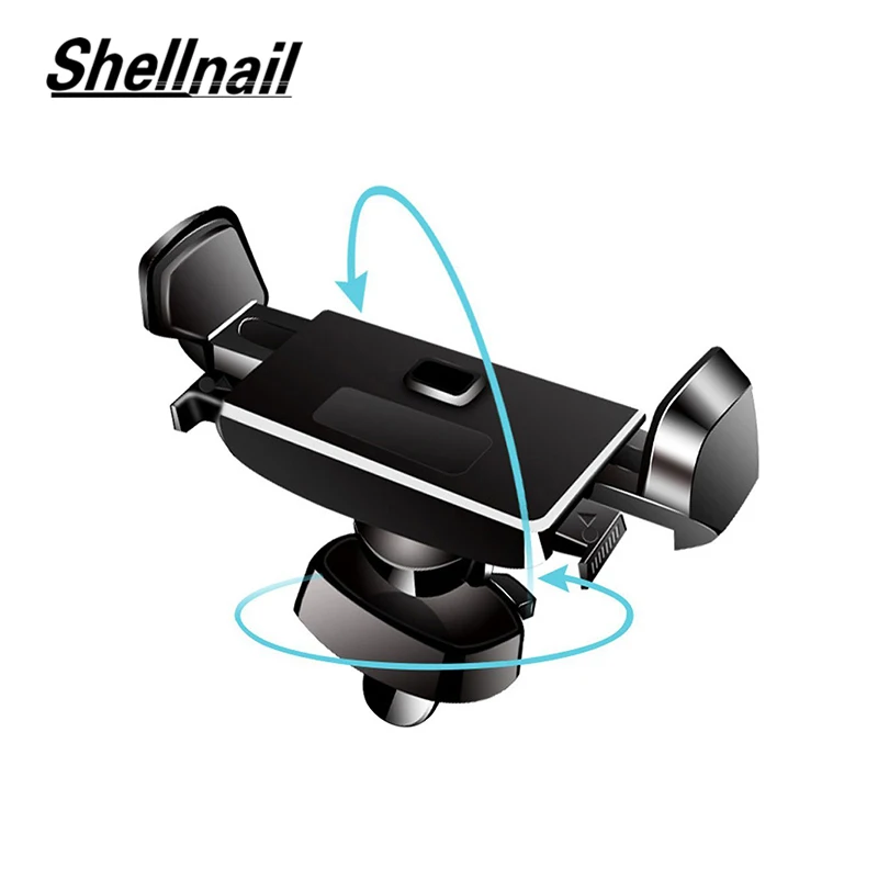 SHELLNAIL 360 Rotation Air Vent Mount GPS Stand Mobile Phone Stand Auto Lock Car Phone Holder For iPhone X 8 Xiaomi GPS Bracket
SHELLNAIL 360 Rotation Air Vent Mount GPS Stand Mobile Phone Stand Auto Lock Car Phone Holder For iPhone X 8 Xiaomi GPS Bracket