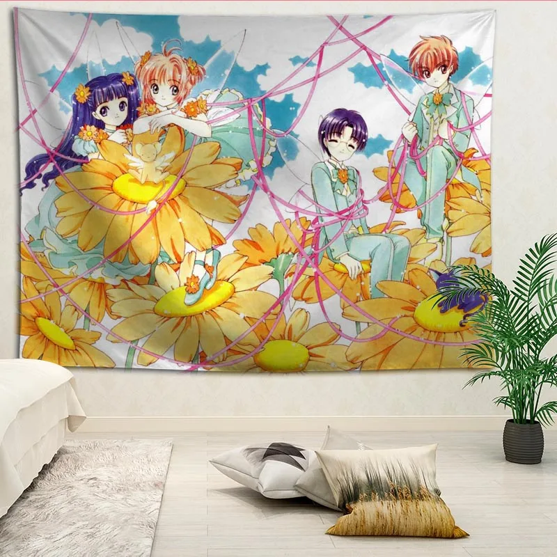 New arrival custom Cardcaptor Sakura printing tapestry More Size home living room bedroom decorative wall blanket
New arrival custom Cardcaptor Sakura printing tapestry More Size home living room bedroom decorative wall blanket