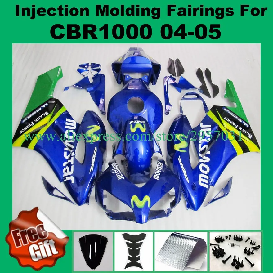 Free screws+gifts Injection For HONDA CBR 1000RR 04 05 Blue Green O34269 CBR1000 RR 04-05 1000 RR CBR1000RR 2004 2005 Fairing
Free screws+gifts Injection For HONDA CBR 1000RR 04 05 Blue Green O34269 CBR1000 RR 04-05 1000 RR CBR1000RR 2004 2005 Fairing