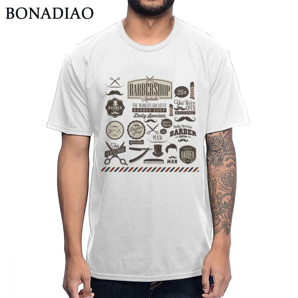 Man's Rock Roll Barber Shop Straight Razor Scissors Shaving Beauty Parlour Barbershop Tee Round Neck Natural Cotton Amazing Tee
Man's Rock Roll Barber Shop Straight Razor Scissors Shaving Beauty Parlour Barbershop Tee Round Neck Natural Cotton Amazing Tee