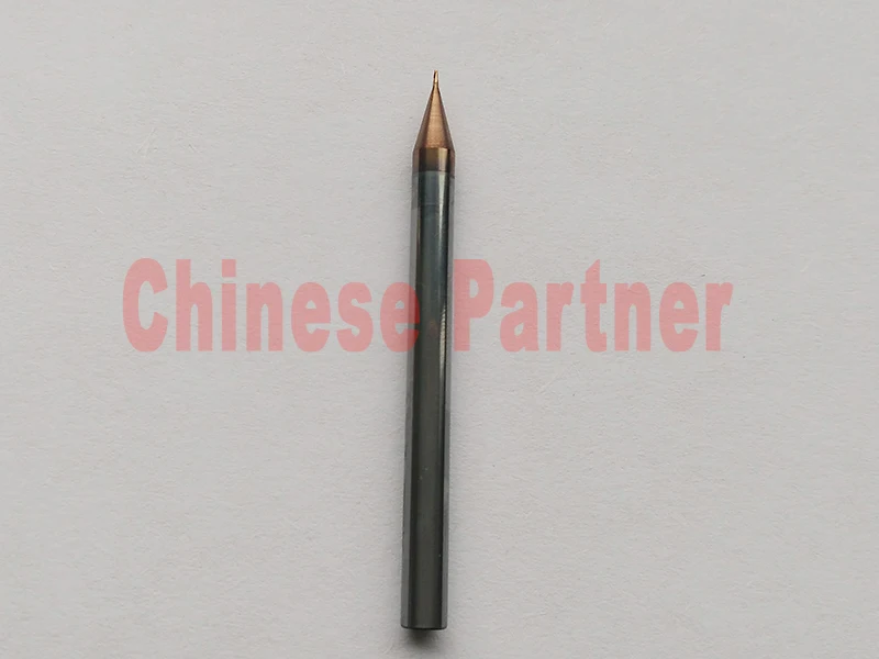 2pcs 0.3mm hrc60 D0.3*D4*50 2 Flutes golden Micro Grain Spiral Bit Milling Tools Carbide CNC Endmill Router bits
2pcs 0.3mm hrc60 D0.3*D4*50 2 Flutes golden Micro Grain Spiral Bit Milling Tools Carbide CNC Endmill Router bits