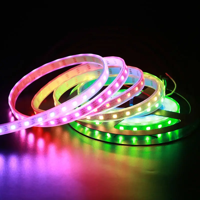 5m DC5V WS2812B led pixel strip light,60pcs WS2812B/M with 60pixels;white PCB, waterproof IP67 in silicon tube,only 4PIN
5m DC5V WS2812B led pixel strip light,60pcs WS2812B/M with 60pixels;white PCB, waterproof IP67 in silicon tube,only 4PIN
