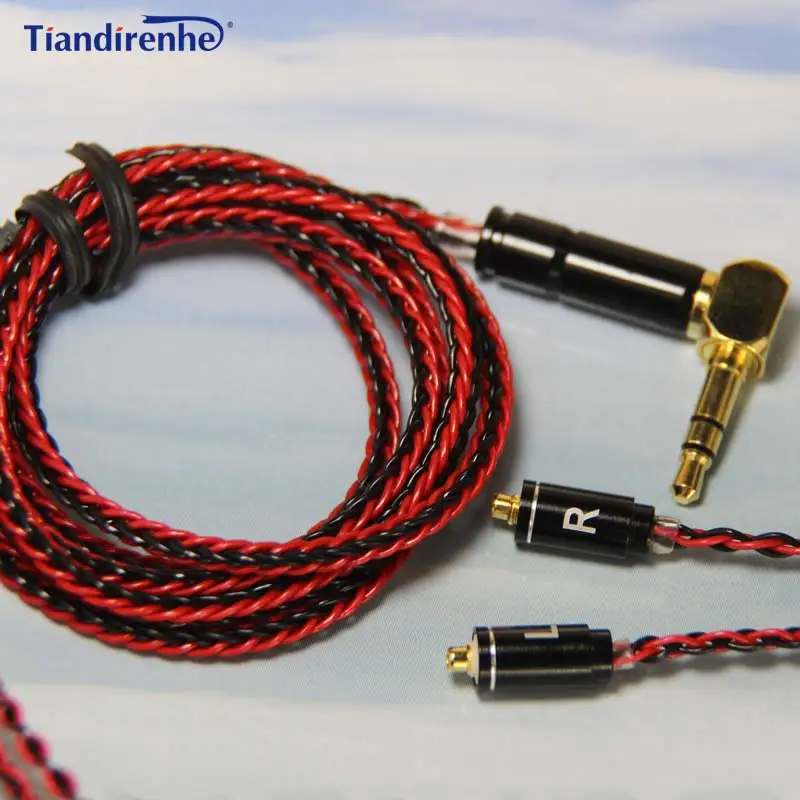 Tiandirenhe MMCX Cable for Shure SE215 SE535 SE846 Earphone 8 Shares Silver Plated Headset Cable Manual Weaving upgrade Line
Tiandirenhe MMCX Cable for Shure SE215 SE535 SE846 Earphone 8 Shares Silver Plated Headset Cable Manual Weaving upgrade Line
