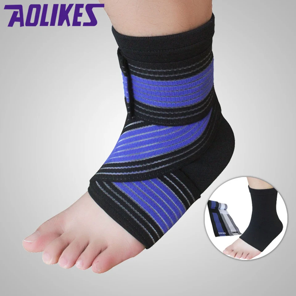 AOLIKES 1 Pair Professional Stretch Sports Wrapped Strain Ankle Support Protector Bandage for Fitness Running Basketball
AOLIKES 1 Pair Professional Stretch Sports Wrapped Strain Ankle Support Protector Bandage for Fitness Running Basketball