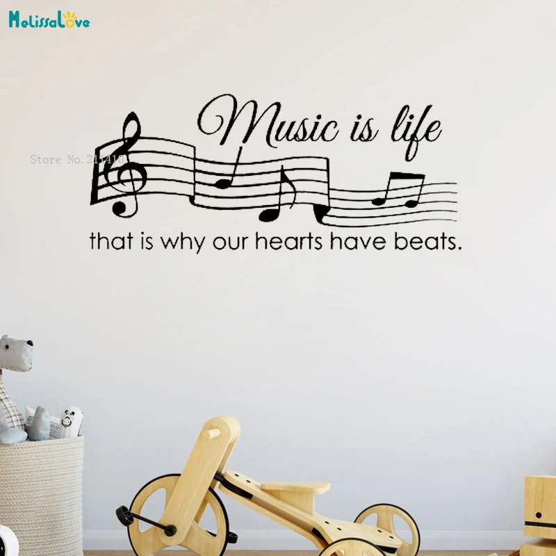 Music Is Life Wall Decal Quote Art Saying Gifts Home Decoration Cute Design Self-adhesive Murals Vinyl Aesthetic Style YT1698
Music Is Life Wall Decal Quote Art Saying Gifts Home Decoration Cute Design Self-adhesive Murals Vinyl Aesthetic Style YT1698