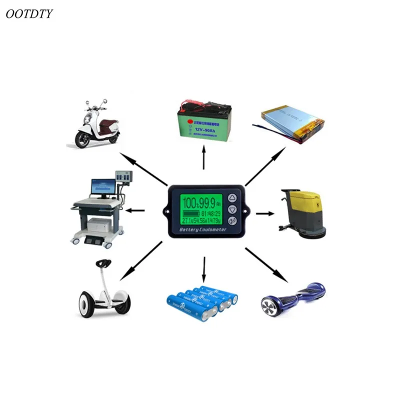 OOTDTY 80V 350A TK15 Precision Battery Tester for LiFePO Coulomb Counter LCD Coulometer
OOTDTY 80V 350A TK15 Precision Battery Tester for LiFePO Coulomb Counter LCD Coulometer