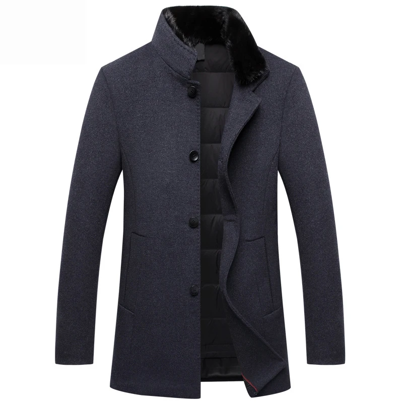 2020 New Casual Natural Fur Collar Manteau Homme High Quality Down-padded Wool Coat Men
2020 New Casual Natural Fur Collar Manteau Homme High Quality Down-padded Wool Coat Men