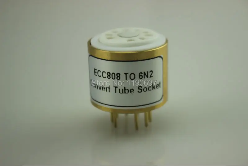 Адаптер ECC808 (верхний) 6N2 (нижний) с 9 контактами на контактов|tube diy|vacuum tubeaudio vacuum tube |