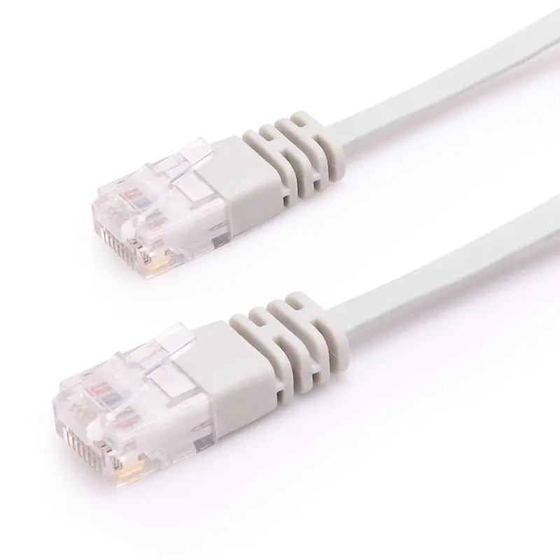 10m CAT6 CAT 6 Flat RJ45 Ethernet Cable Lan Network Patch Cord Grey High Speed Internet Network Cable 1.1mm Thickness
10m CAT6 CAT 6 Flat RJ45 Ethernet Cable Lan Network Patch Cord Grey High Speed Internet Network Cable 1.1mm Thickness