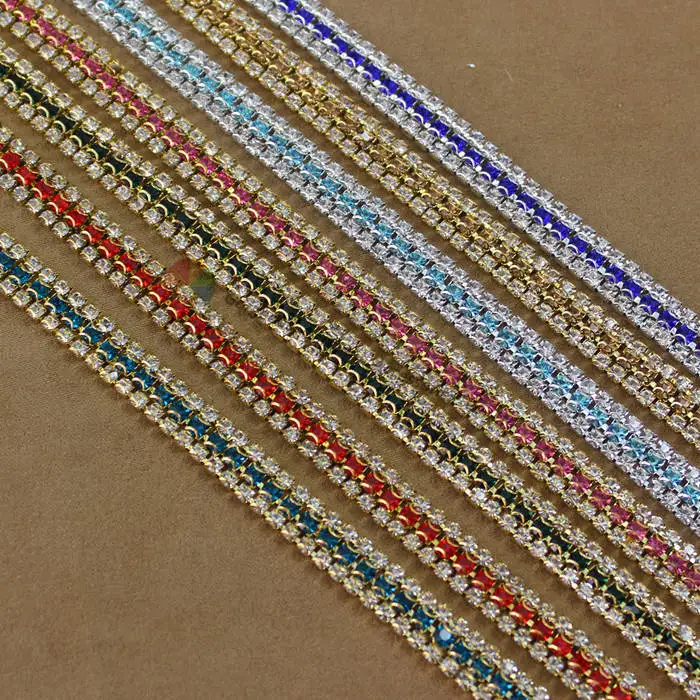 1yd 3 rows close crystal rhinestone cup chain jet black red sapphire blue zircon aquamarin emerald lt topaz rose stones for DIY
1yd 3 rows close crystal rhinestone cup chain jet black red sapphire blue zircon aquamarin emerald lt topaz rose stones for DIY