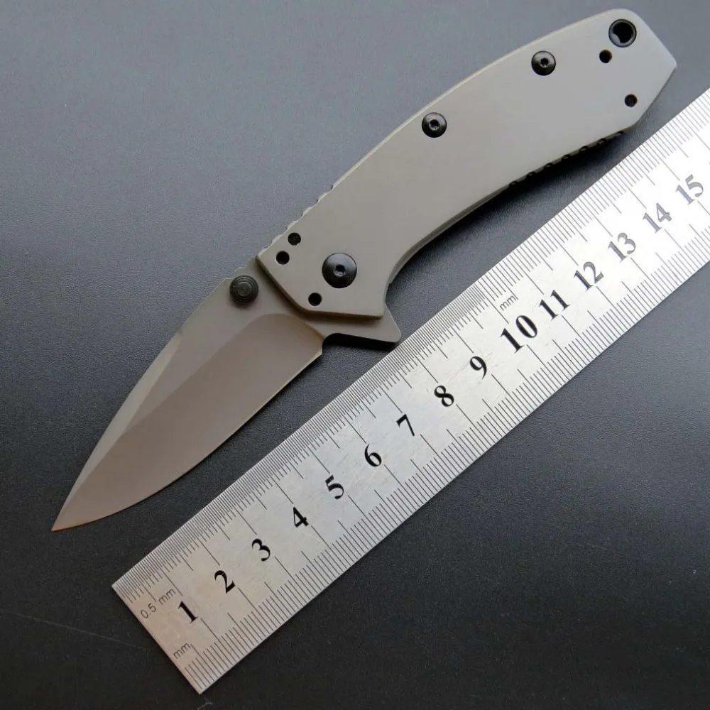 Eafengrow Kershaw 1555TI складной нож 8Cr13MoV сталь титановое покрытие Флиппер для выживания