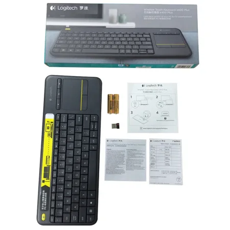 Беспроводная сенсорная клавиатура Logitech K400 PLUS со встроенной сенсорной панелью