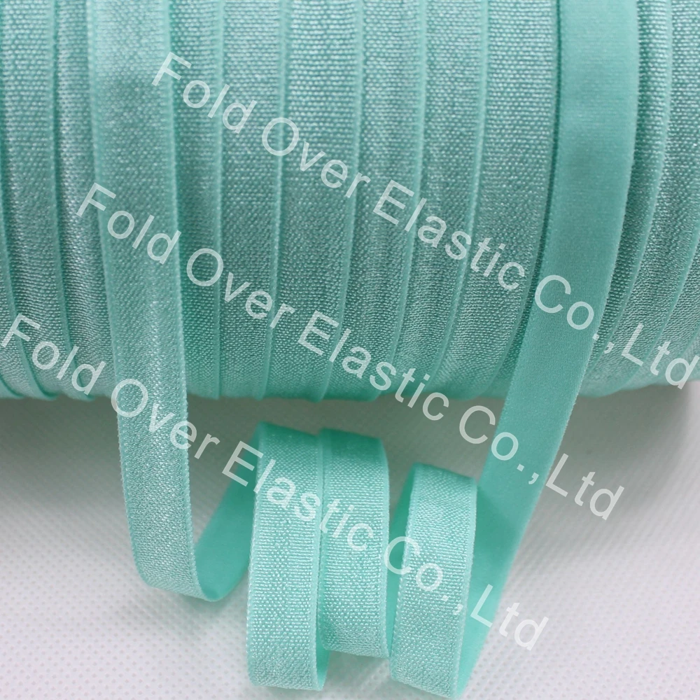 Hot Sale 3/8" Solid Color 314 Aqua No Fold Elastic Ribbon For DIY Headband Hair Accessories 50Yards
Hot Sale 3/8" Solid Color 314 Aqua No Fold Elastic Ribbon For DIY Headband Hair Accessories 50Yards