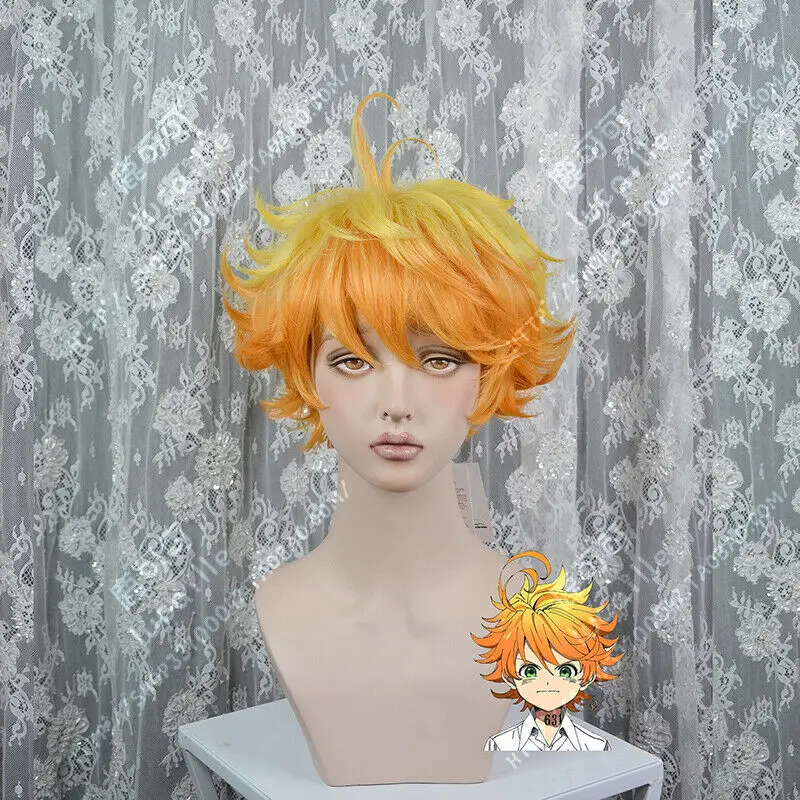 The Promised Neverland Emma Cosplay Wig Anime Yakusoku no Neverland Women men Orange Cosplay Wig
The Promised Neverland Emma Cosplay Wig Anime Yakusoku no Neverland Women men Orange Cosplay Wig