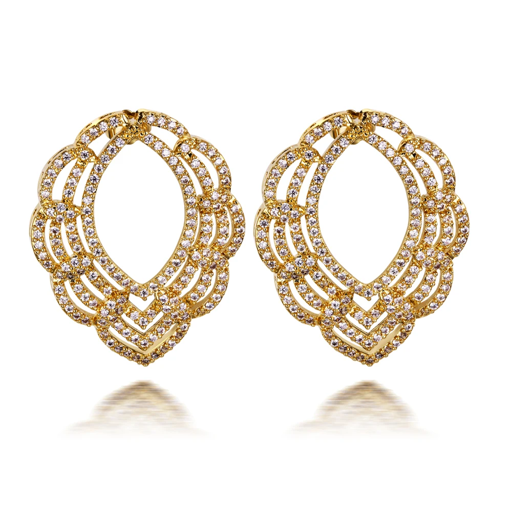 Luxury Big Stud Earrings Setting with Cubic Zirconia Lead free Women Fancy Earrings Free shipping
Luxury Big Stud Earrings Setting with Cubic Zirconia Lead free Women Fancy Earrings Free shipping