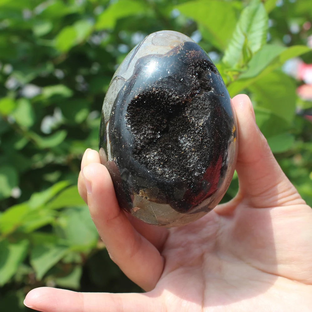 340g Natural curvature of the furnishing articles Turtle grain stone egg Ball Septarian nodule Crystal Healing quartz 06
340g Natural curvature of the furnishing articles Turtle grain stone egg Ball Septarian nodule Crystal Healing quartz 06