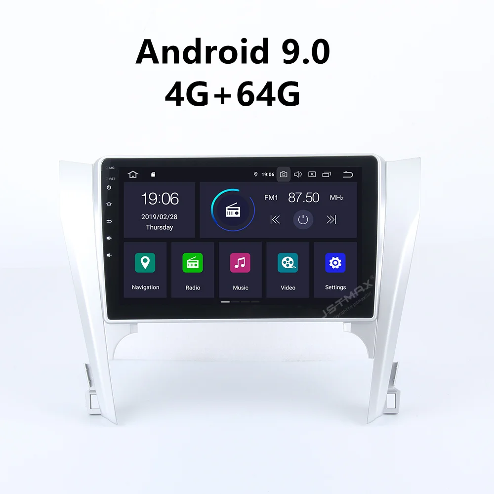 JSTMAX 10,2 ''Android 9,0 4G + 64G ISP экран автомобиля Радио стерео плеер для Toyota Camry 2012 2013 2014 GPS навигация
JSTMAX 10,2 ''Android 9,0 4G + 64G ISP экран автомобиля Радио стерео плеер для Toyota Camry 2012 2013 2014 GPS навигация