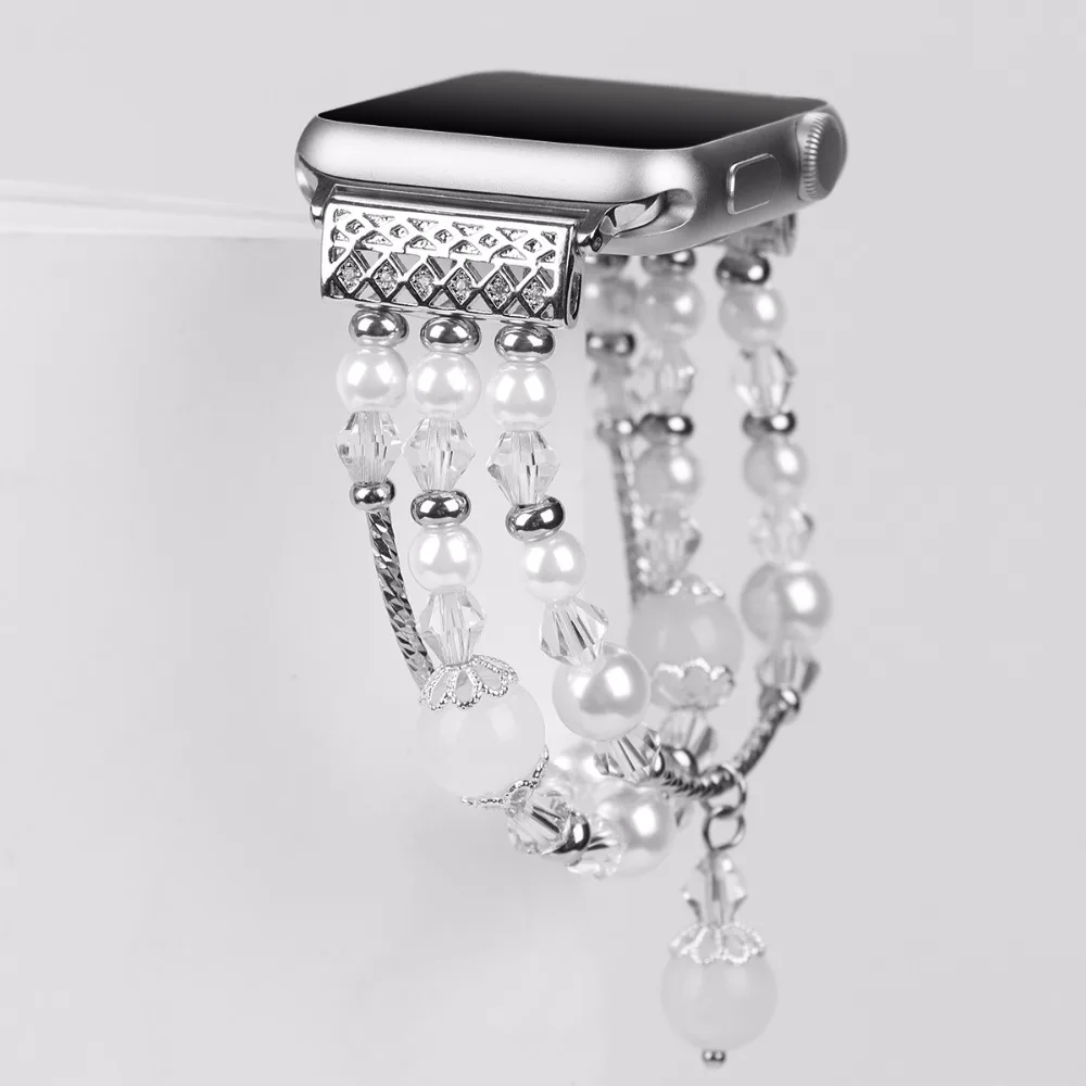 Ремешок для Apple Watch Series 1 2 3 38 мм 42 Женский сменный Браслет из нержавеющей стали с