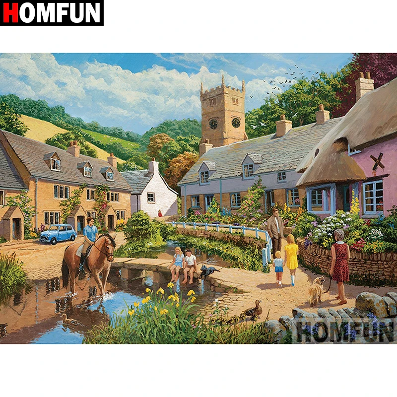 Алмазная живопись HOMFUN «Пейзаж», алмазная вышивка «сделай сам», полная выкладка, квадратная/круглая, A08399
Алмазная живопись HOMFUN «Пейзаж», алмазная вышивка «сделай сам», полная выкладка, квадратная/круглая, A08399