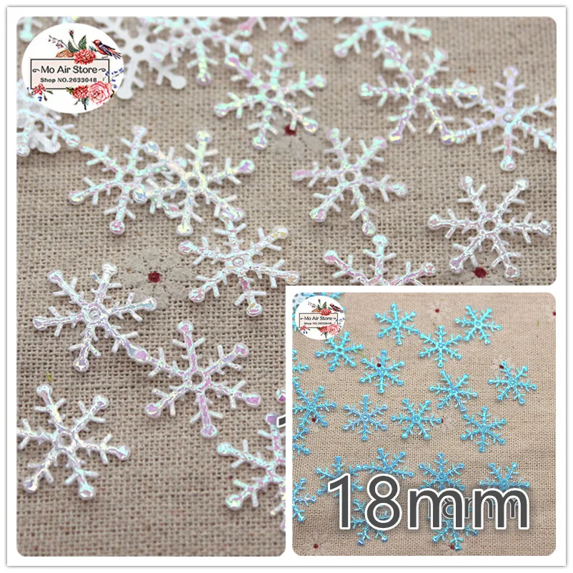 200pcs 18mm Cloth Sequins patches Christmas silver snowflake leaf Appliques for clothes Sewing Supplies diy craft ornament
200pcs 18mm Cloth Sequins patches Christmas silver snowflake leaf Appliques for clothes Sewing Supplies diy craft ornament