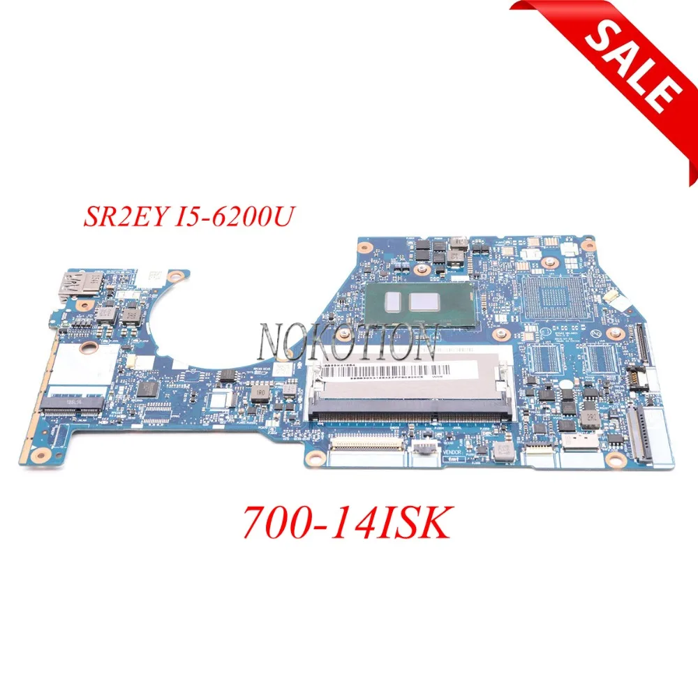 NOKOTION 5B20K41654 BYG43 NM-A601 For lenovo yoga 700-14ISK laptop motherboard SR2EY I5-6200U HD GMA Main board
NOKOTION 5B20K41654 BYG43 NM-A601 For lenovo yoga 700-14ISK laptop motherboard SR2EY I5-6200U HD GMA Main board