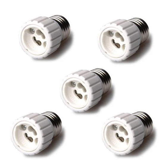 Cool Fashion E27 to GU10 Lamp Light Bulb Base Socket Converter Adaptor 5 pack
Cool Fashion E27 to GU10 Lamp Light Bulb Base Socket Converter Adaptor 5 pack