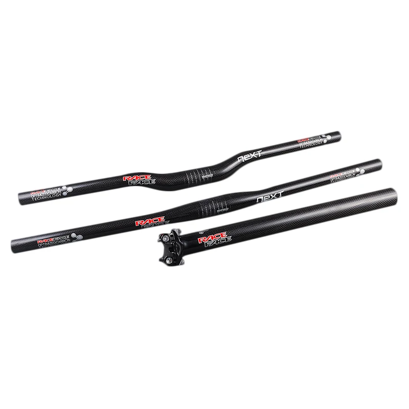 Race Face Next Glossy 3K Carbon Fibre Mountain Bike Handlebar Sets Bicycle Handlebars + Seatpost + Stem
Race Face Next Glossy 3K Carbon Fibre Mountain Bike Handlebar Sets Bicycle Handlebars + Seatpost + Stem