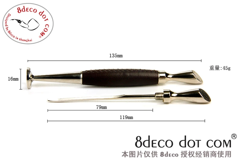 Samurai series Authentic Pipe Tool - 8deco Black Leather Tobacco Pipe Tamper Pokers Tobacco Smoking Accessories Cleaners t477
Samurai series Authentic Pipe Tool - 8deco Black Leather Tobacco Pipe Tamper Pokers Tobacco Smoking Accessories Cleaners t477