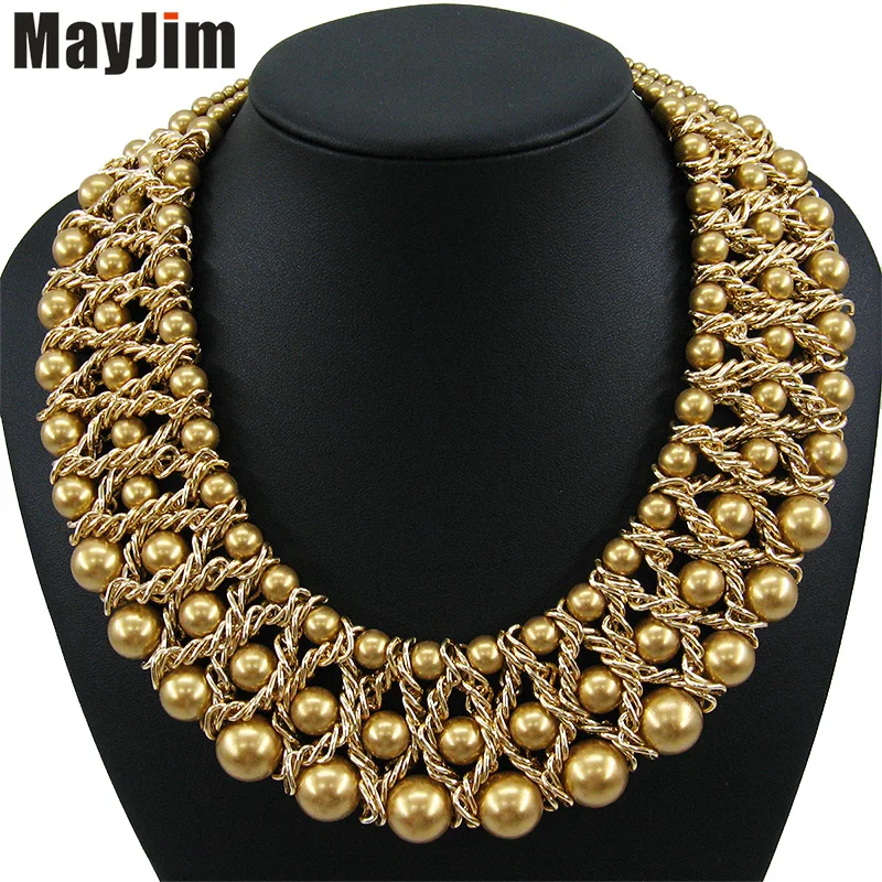 Statement Necklace Fashion Women 2021 Collar Bead Brand Chunky Female Chain Bib Pearl Necklaces & Pendants Vintage Jewelry
Statement Necklace Fashion Women 2021 Collar Bead Brand Chunky Female Chain Bib Pearl Necklaces & Pendants Vintage Jewelry